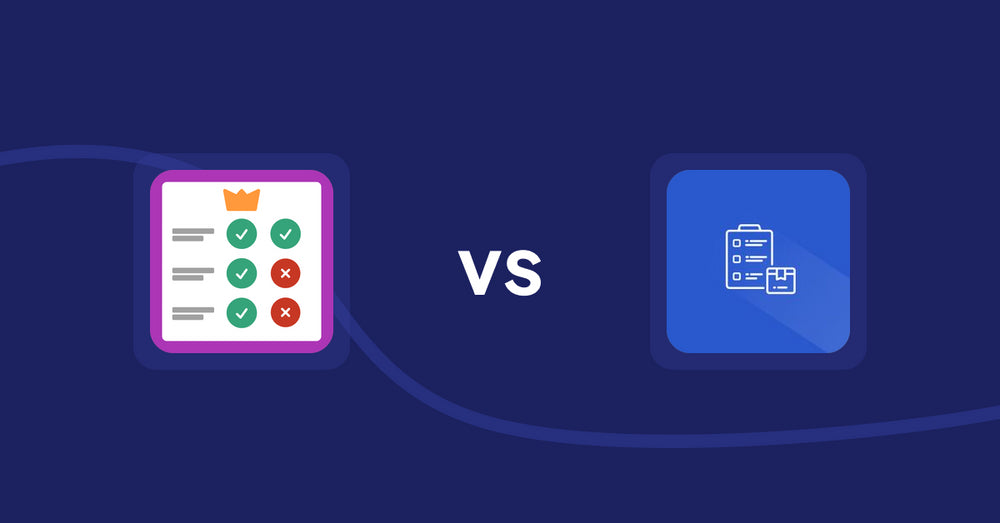 Shopify Product Display Apps: Pretty Comparison Tables vs. Addify ‑ Products Table List