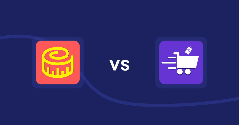 Shopify Product Display Apps: Snake Size Chart & Size Guide vs Cypher Bulk Order Page & Price