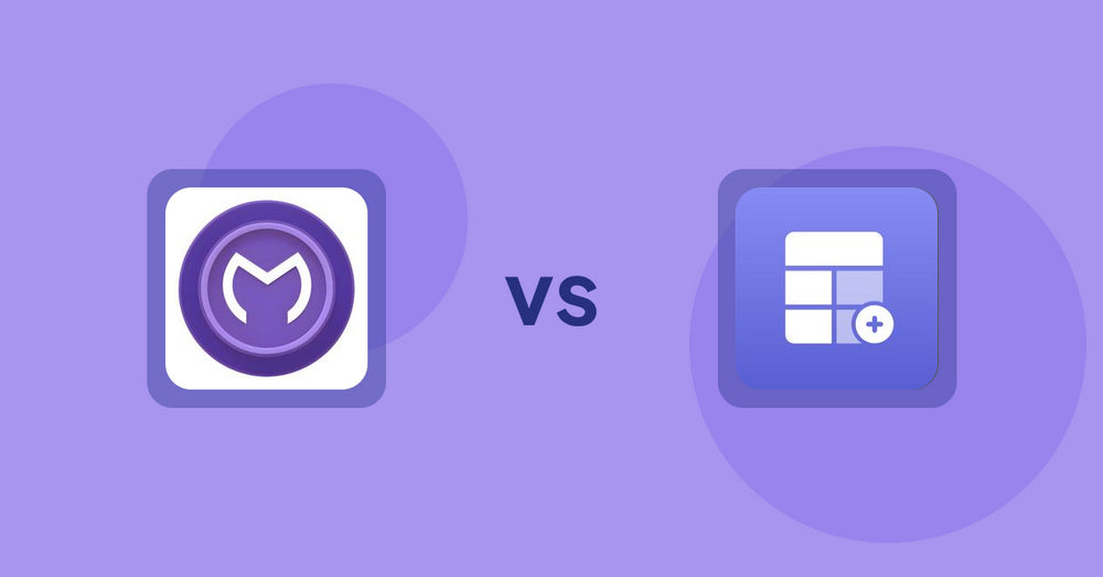 Shopify Product Display Apps: OnModel ‑ AI Models Photos vs Eazy Specification Tags Table