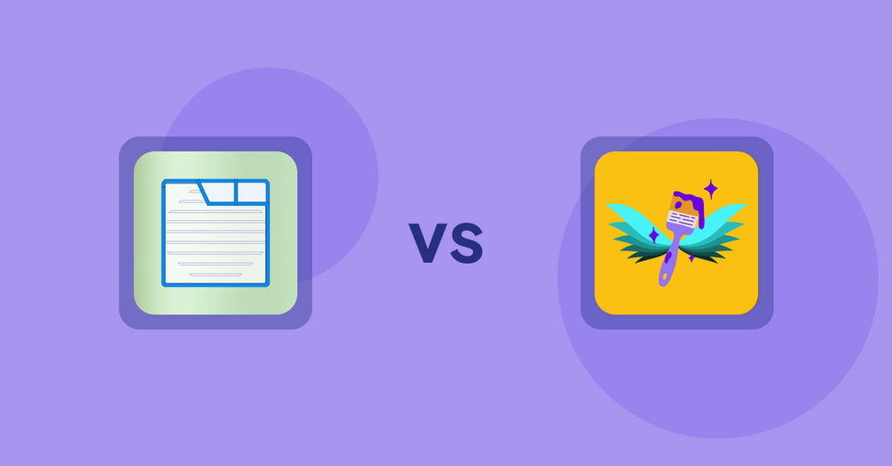 Shopify Product Display Apps: Ecom Product Descriptions vs. Badgfly ‑ Product Personalizer