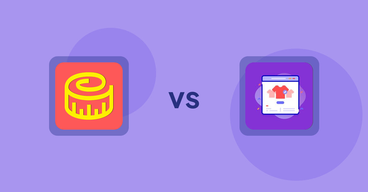 Shopify Product Display Apps: Snake Size Chart & Size Guide vs Variant Title Magic