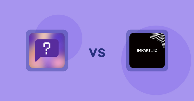 Shopify Product Display Apps: FAQbucket ‑ Help Center & FAQ vs IMPAKT ID: fashion CO2 tracker