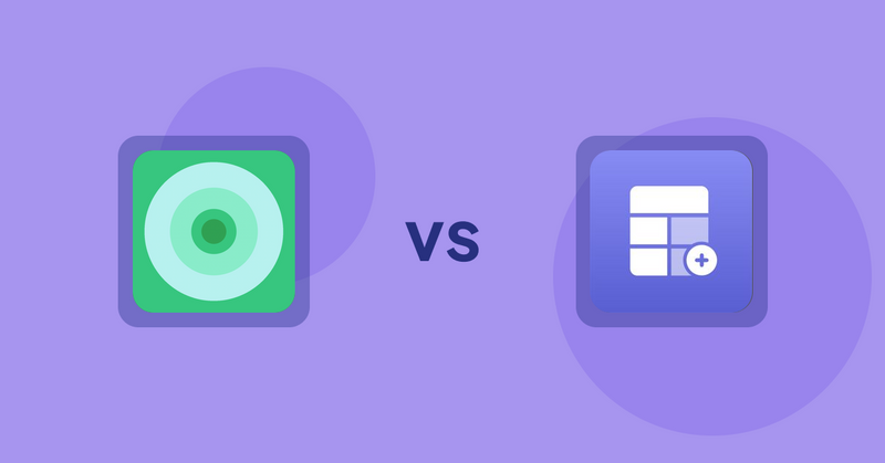 Shopify Product Display Apps: Hey!Scarcity Low Stock Counter vs Eazy Specification Tags Table