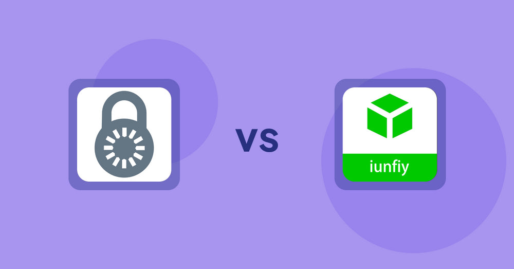 Shopify Product Display Apps: Reveal Lock Manager vs iunfiy • Related Products