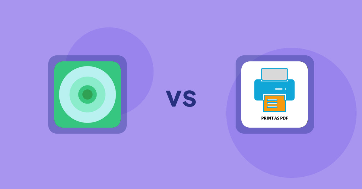 Shopify Product Display Apps: Hey!Scarcity Low Stock Counter vs LitPDP ‑ Print as PDF