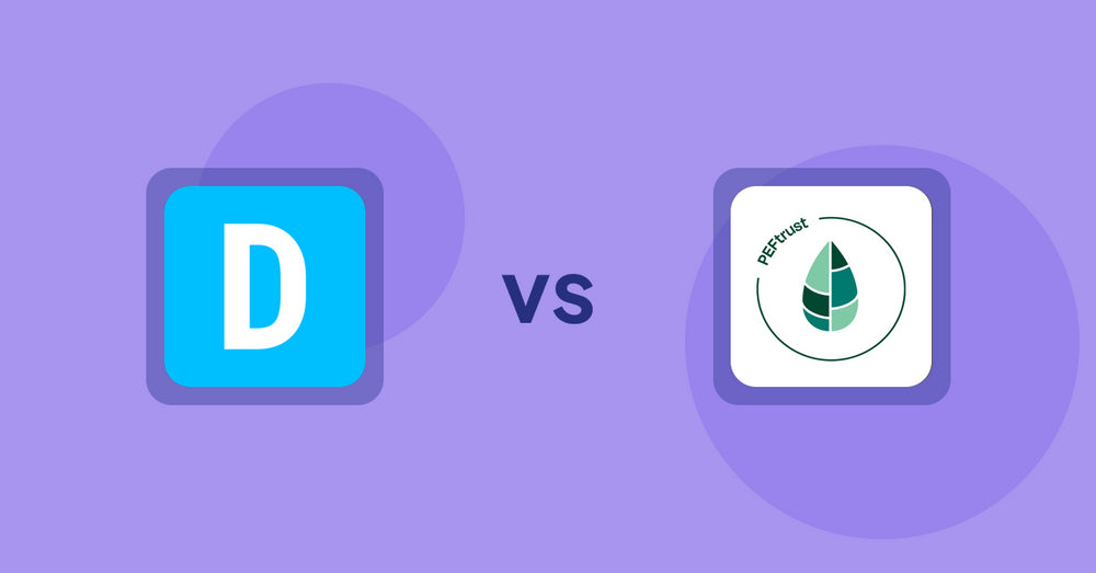 Shopify Product Display Apps: Dual Price Display by T2 vs Peftrust