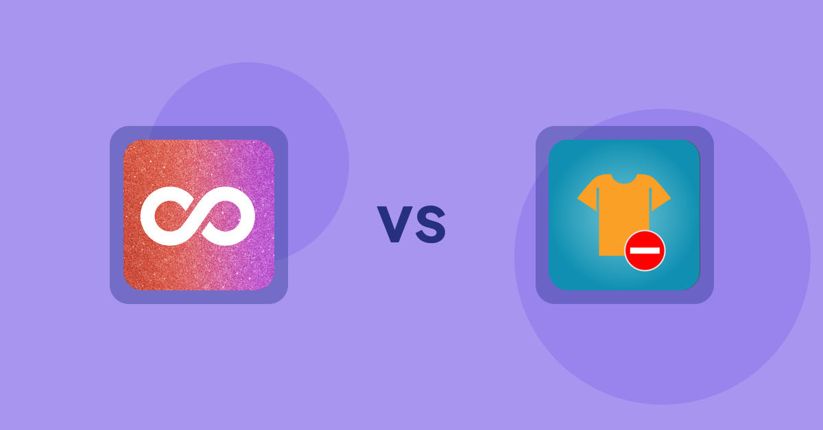 Shopify Product Display Apps: Infinite Scroll Pro vs. Products Unavailable