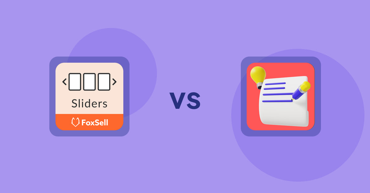 Shopify Product Display Apps: FoxSell Slider & Carousel vs. Wordo ‑ ChatGPT AI Description