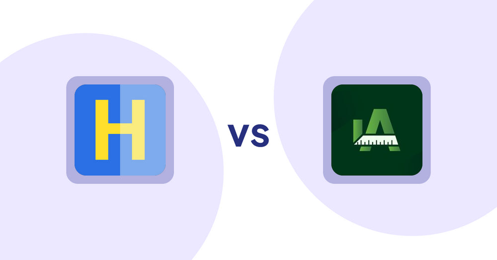 Shopify Product Display Apps: HiVar : Hide Sold Out Variants vs. Easy Size Chart by Akeans