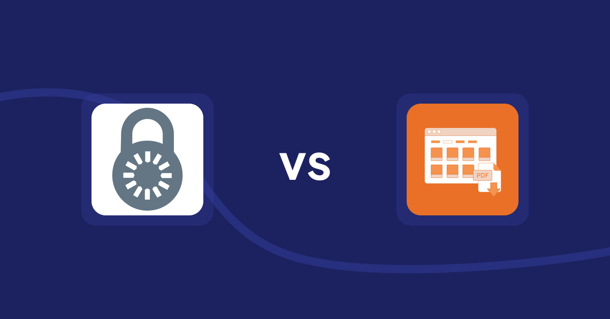 Shopify Product Display Apps: Reveal Lock Manager vs Meetanshi PDF Product Catalog