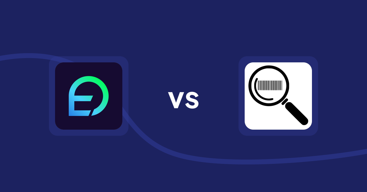 Shopify Product Display Apps: EasyDisplay: Product Showcase vs. ScanZ ‑ Find and Import Easy
