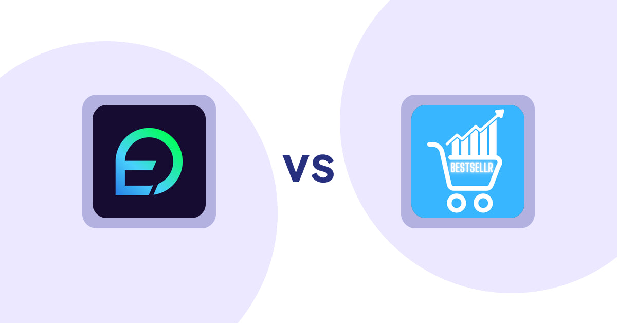 Shopify Product Display Apps: EasyDisplay: Product Showcase vs Bestsellr