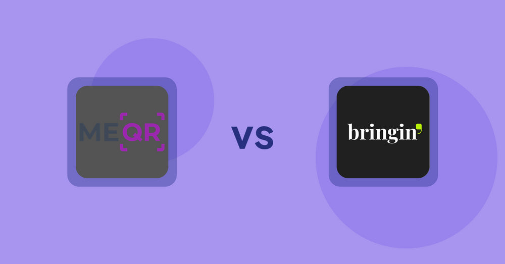 Shopify Product Display Apps: ME‑QR vs Bringin