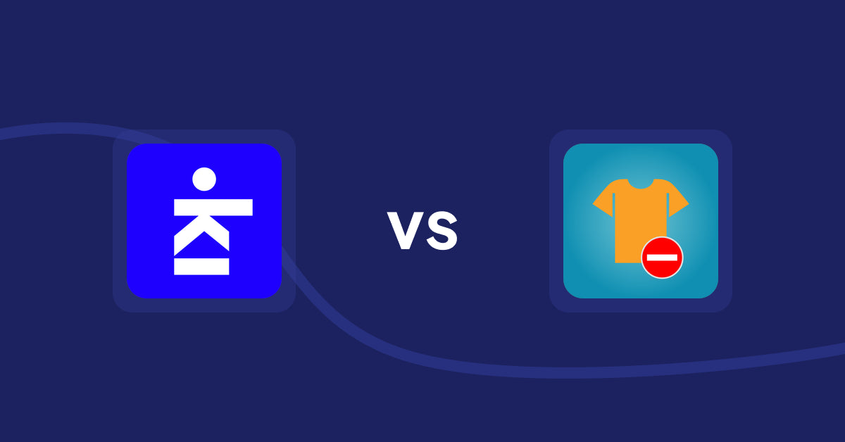 Shopify Product Display Apps: Kickflip ‑ Customize Products vs Products Unavailable