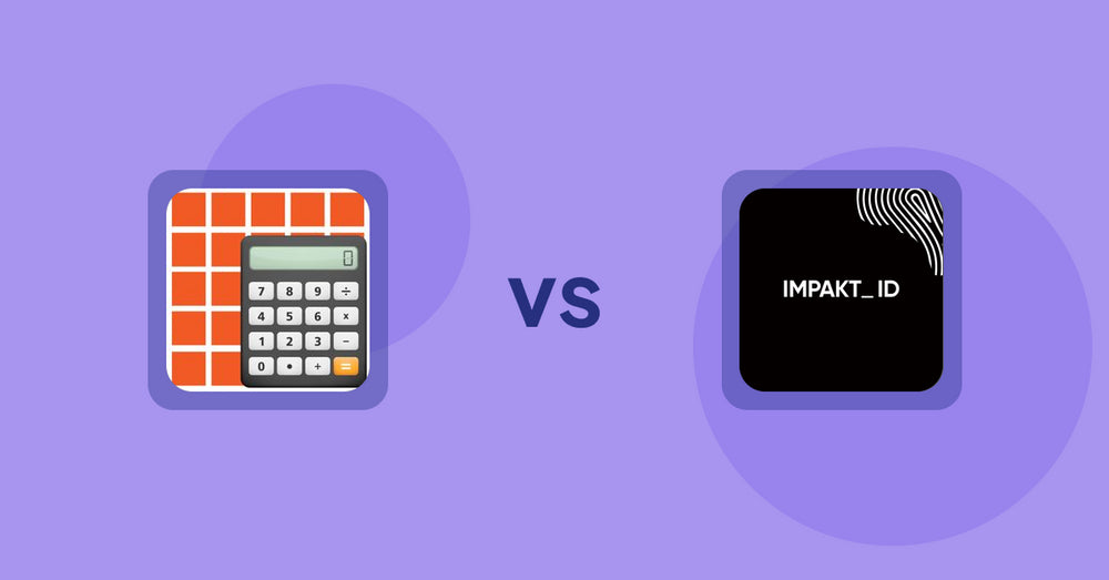 Shopify Product Display Apps: DIY Quantity Calculator vs IMPAKT ID: Fashion CO2 Tracker