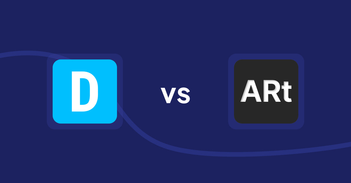 Shopify Product Display Apps: Dual Price Display by T2 vs Wall Art Viewer AR