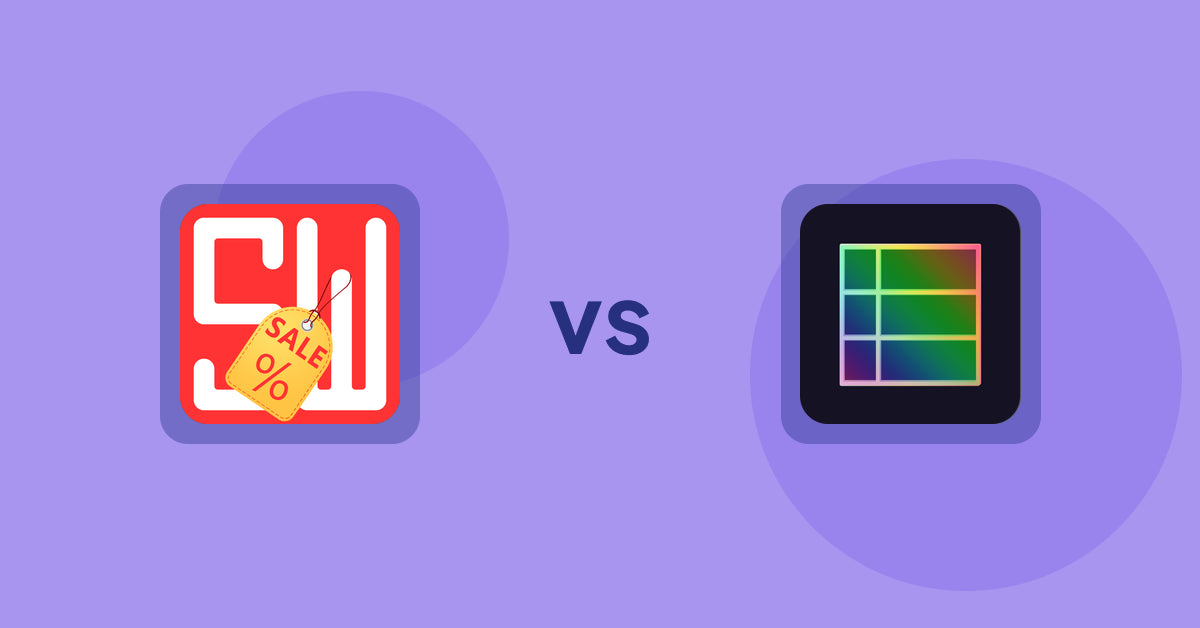 Shopify Product Display Apps: Super Watermarks ‑ Badges vs TableFlow Specification Table