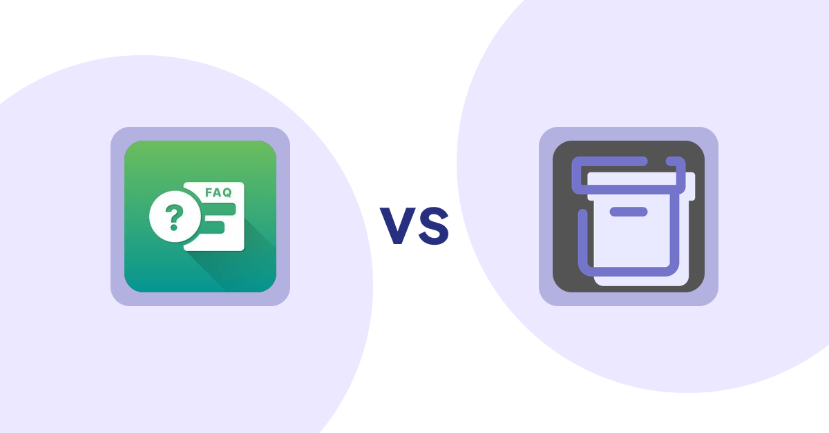 Shopify Product Display Apps: FAQ Expert: Product FAQ vs Shelfify