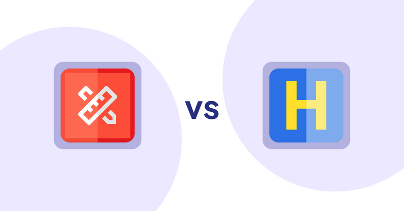 Shopify Product Display Apps: RT: Size Chart, Size Guide vs HiVar: Hide Sold Out Variants