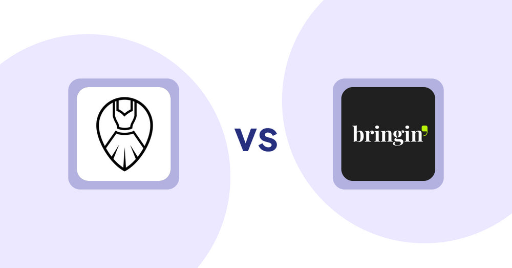 Shopify Product Display Apps: AI Stylist vs Bringin