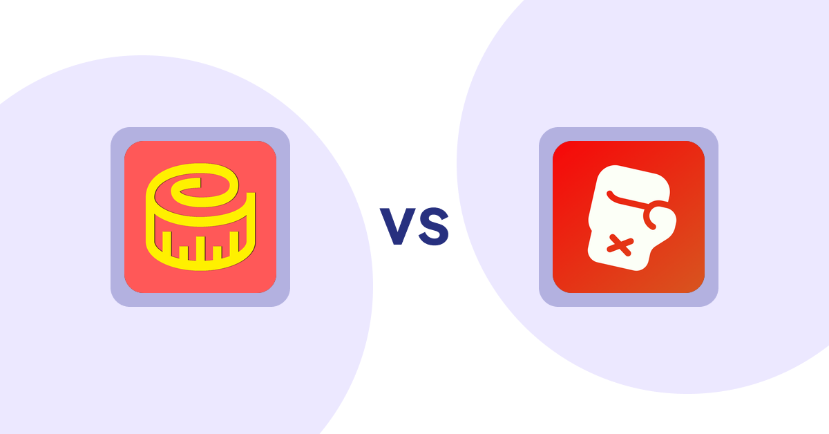Shopify Product Display Apps: Snake Size Chart & Size Guide vs Knockout ‑ Hide Out Of Stock