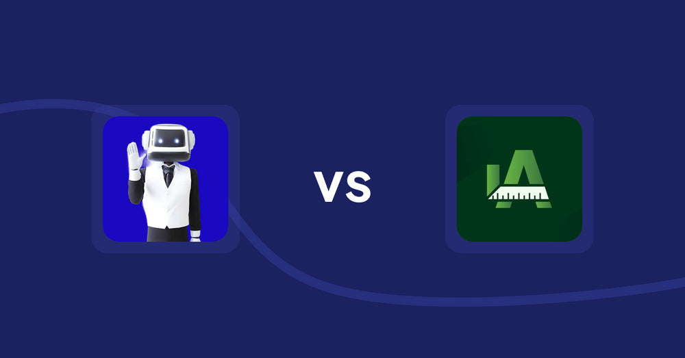 Shopify Product Display Apps: ShopCierge — AI Sales Chatbot vs Easy Size Chart by Akeans