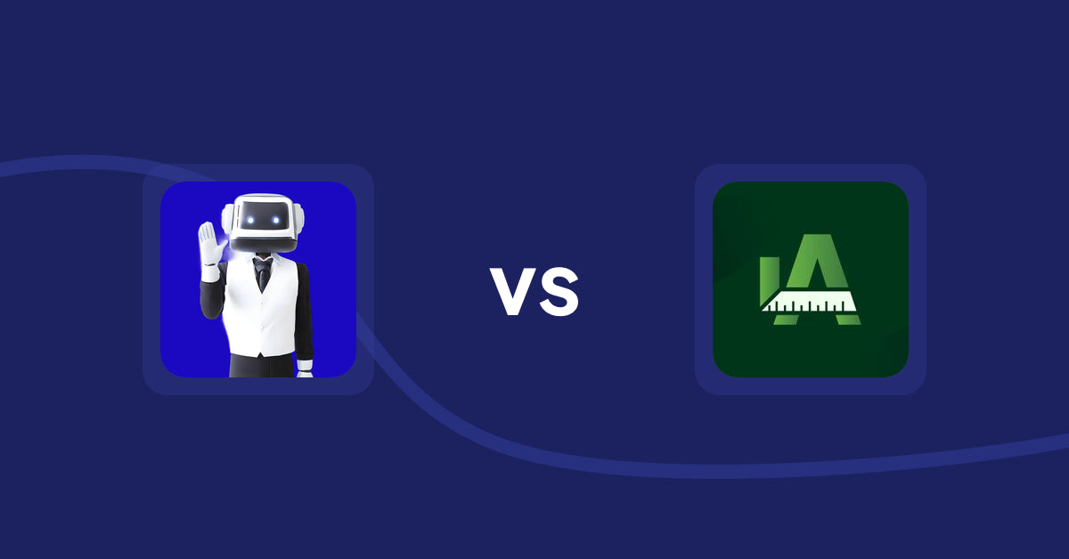 Shopify Product Display Apps: ShopCierge — AI Sales Chatbot vs Easy Size Chart by Akeans