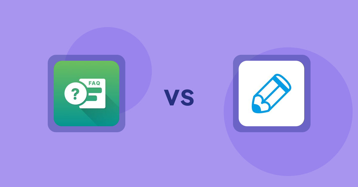 Shopify Product Display Apps: FAQ Expert: Product FAQ vs Writer Sofia