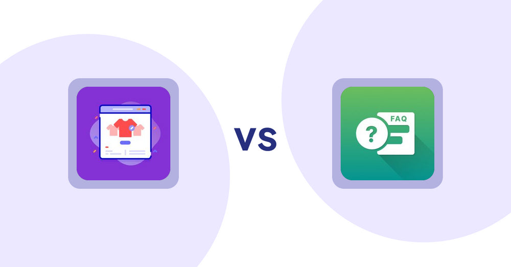 Shopify Product Display Apps: Variant Title Magic vs FAQ Expert: Product FAQ