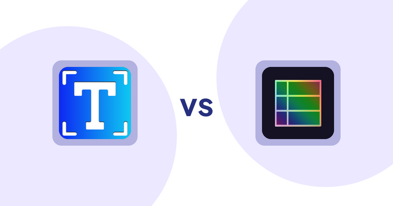 Shopify Metafield Apps: Textbox & Textfield by Textify vs TableFlow Specification Table