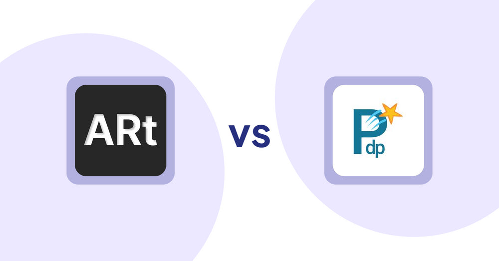 Shopify Product Display Apps: Wall Art Viewer AR vs PDP Star