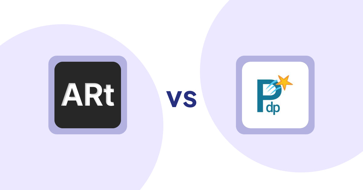 Shopify Product Display Apps: Wall Art Viewer AR vs PDP Star