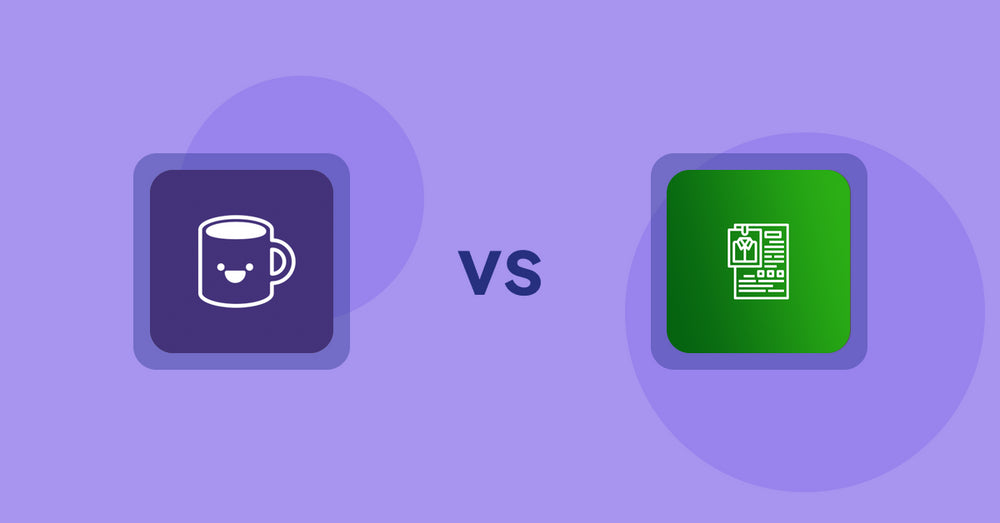 Shopify Product Display Apps: Mugshot Bot vs OC Product Size Chart