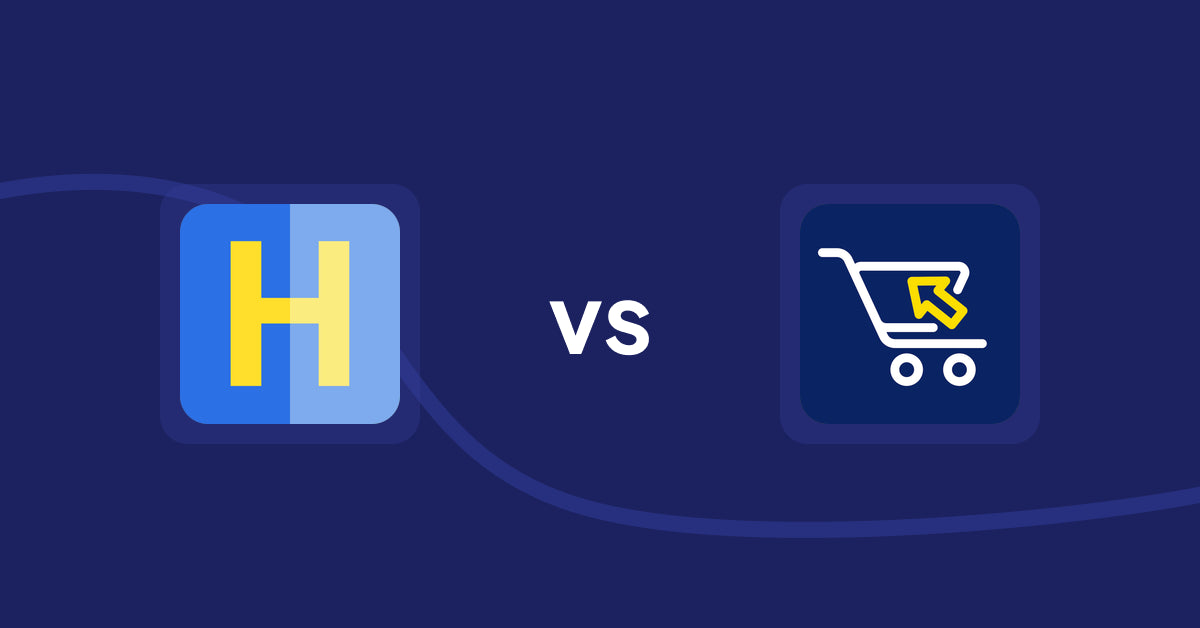 Shopify Product Display Apps: HiVar: Hide Sold Out Variants vs Swift B2B Cart / CSV Upload
