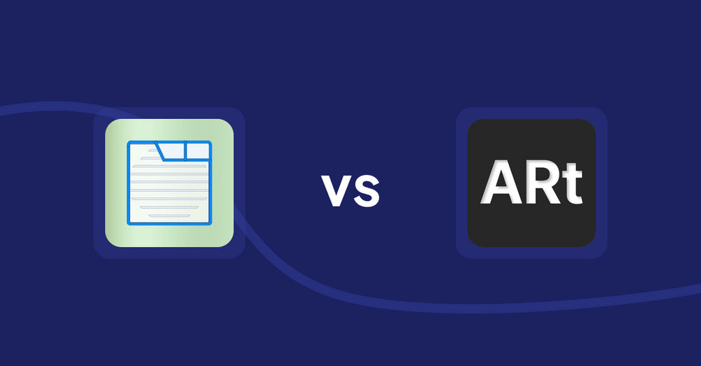 Shopify Product Display Apps: Ecom Product Descriptions vs. Wall Art Viewer AR