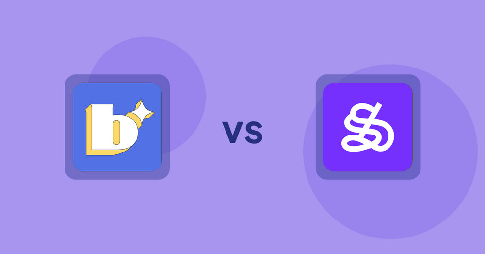 Shopify Product Display Apps: Because: CRO + Personalization vs WeShop AI: Model & Product Photo