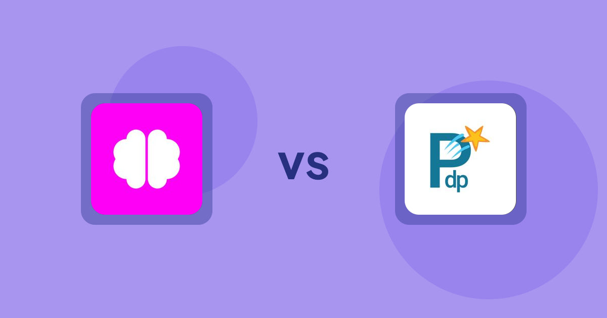 Shopify Product Display Apps: Brainy: AI SEO & Content Boost vs PDP Star