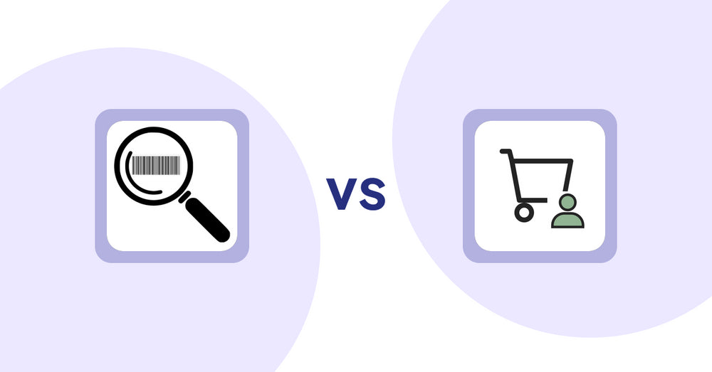 Shopify Product Display Apps: ScanZ ‑ Find and Import Easy vs シンプル会員注文割引｜お手軽ログインセール設定