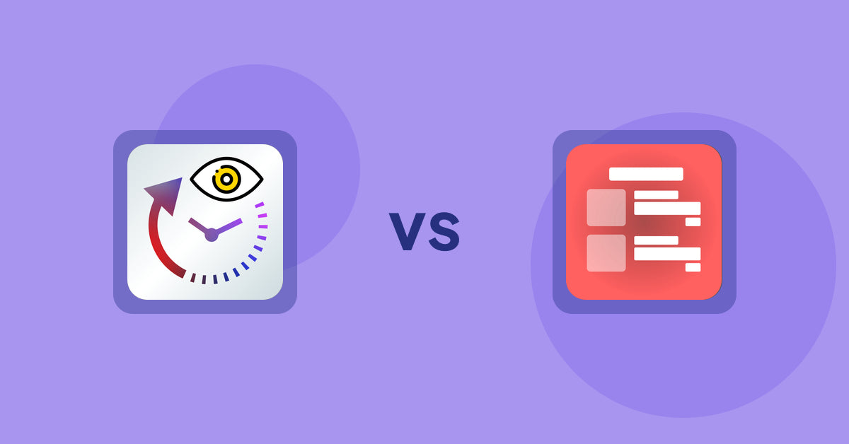 Shopify Product Display Apps: JustViewed ‑ Recently Products vs Menulog