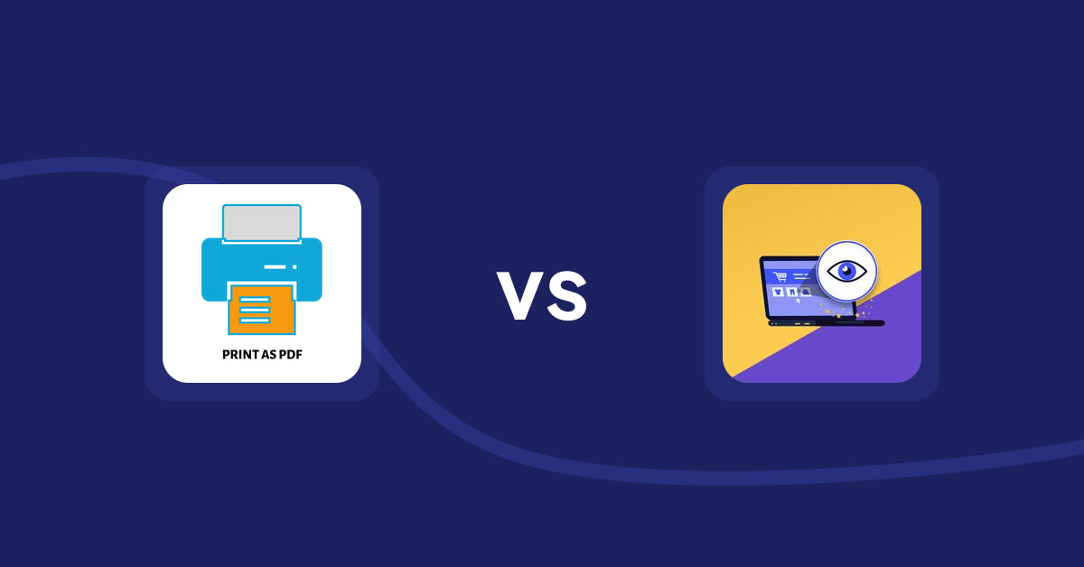 Shopify Product Display Apps: LitPDP ‑ Print as PDF vs ReVisit‑Recent Viewed Products