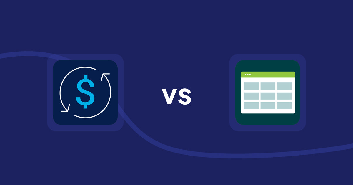Shopify Product Display Apps: Bestsellers reSort vs Product Table