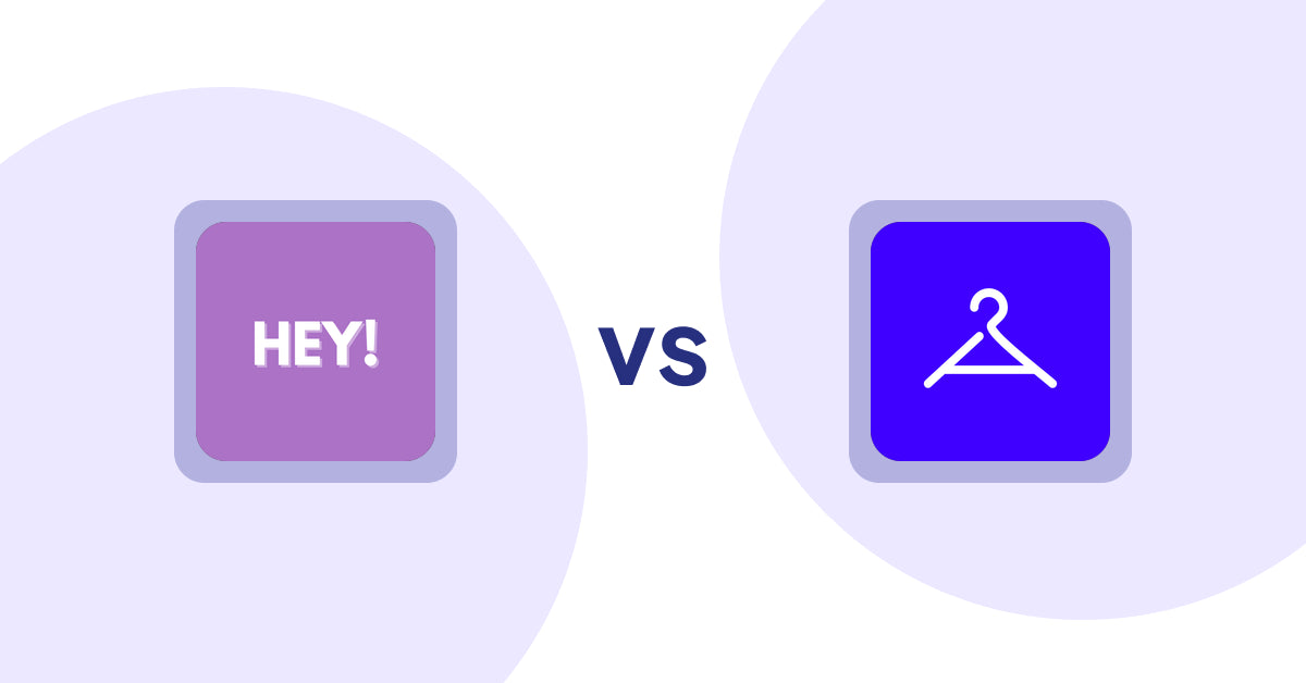 Shopify Product Display Apps: Hey! Product Page Banner & Text vs. Aiuta