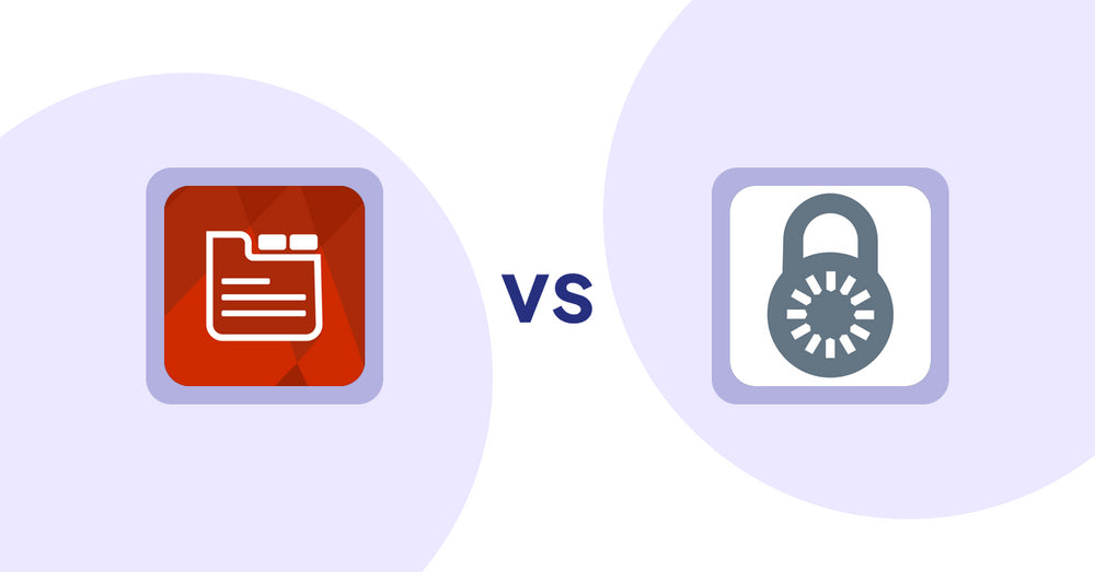 Shopify Product Display Apps: Tabs: SEO Product Tabs with AI vs. Reveal Lock Manager
