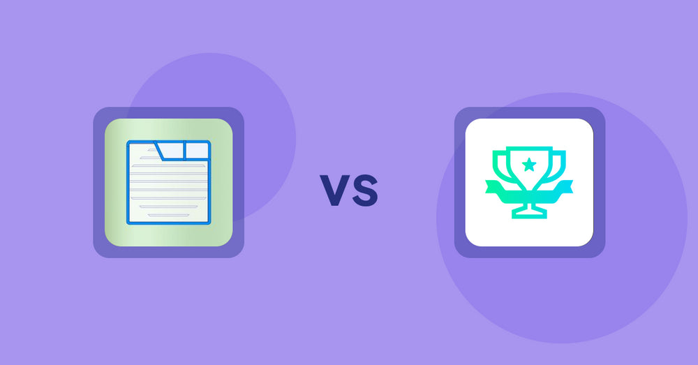 Shopify Product Display Apps: Ecom Product Descriptions vs らくらくランキング表示アプリ｜リテリア Ranking