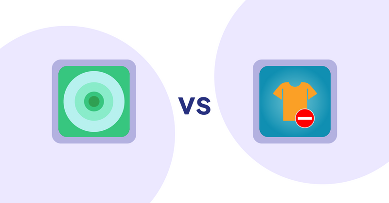 Shopify Product Display Apps: Hey!Scarcity Low Stock Counter vs Products Unavailable