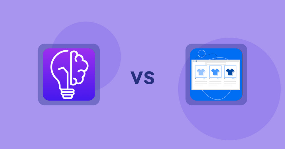 Shopify Product Display Apps: GoWise: AI Product Description vs Hura Product Showcase Builder