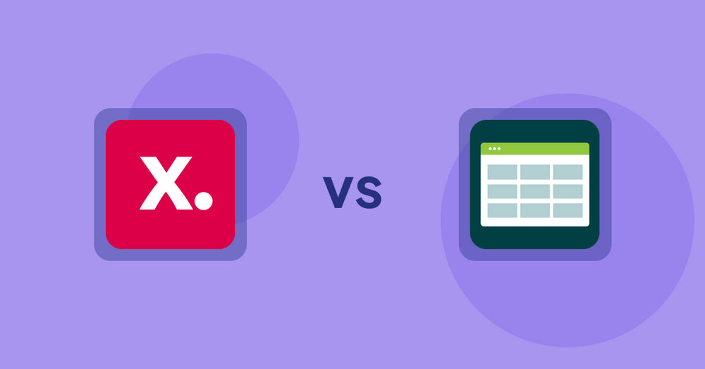 Shopify Product Display Apps: Category & Collection Sort |KX vs. Product Table
