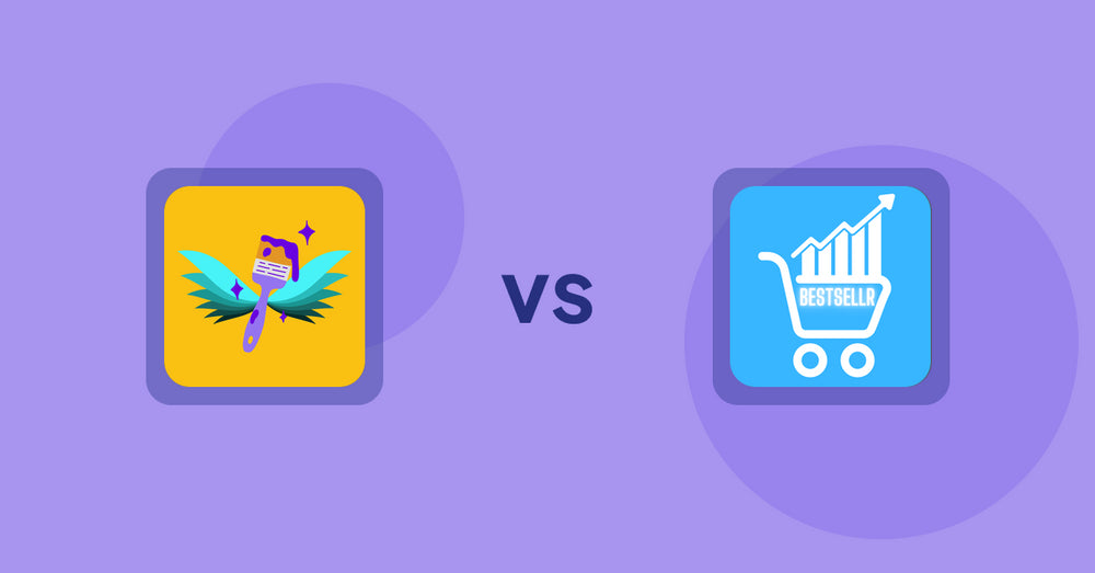 Shopify Product Display Apps: Badgfly ‑ Product Personalizer vs Bestsellr