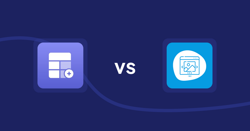 Shopify Product Display Apps: Eazy Specification Tags Table vs. Quick Product Navigator Slide