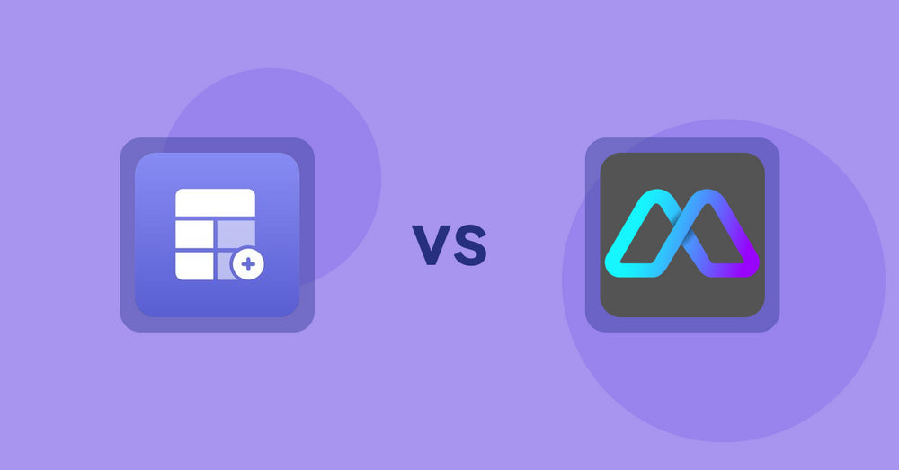 Shopify Product Display Apps: Eazy Specification Tags Table vs Metadrob: Create Virtual Store